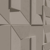 Płyta betonowa na ścianę 3D PB26A 600x600x45, szarobeżowy CL05; wzór A, beton architektoniczny