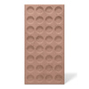 Płyta betonowa na ścianę 3D PB28 1200x600x30, brudny róż CL07, beton architektoniczny