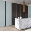 Płyta betonowa na ścianę 3D PB37 1350x600x12, jasny błękit CL06, beton architektoniczny