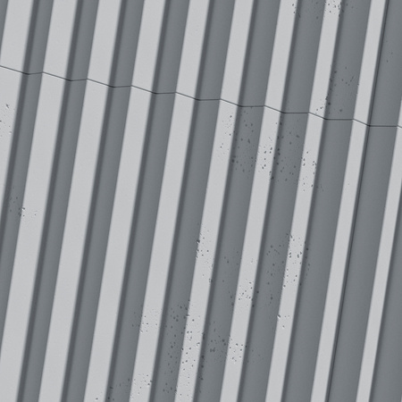 Płyta betonowa na ścianę 3D PB64 1350x480x30, szary S96, beton architektoniczny