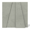 Płyta betonowa na ścianę 3D PB10 600x600x40, zgaszona zieleń CL09, beton architektoniczny