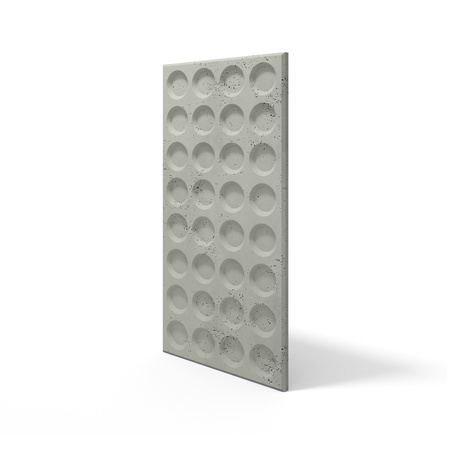 Płyta betonowa na ścianę 3D PB28 1200x600x30, zgaszona zieleń CL09, beton architektoniczny