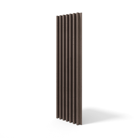 Płyta betonowa na ścianę 3D PB41 1350x380x44, czekoladowy CL02, beton architektoniczny