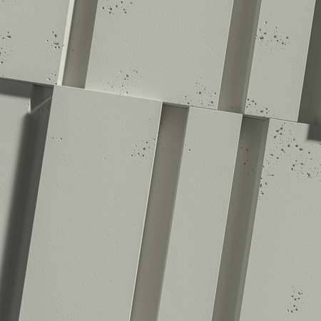Płyta betonowa na ścianę 3D PB13 1200x600x40, pistacjowy CL08, beton architektoniczny