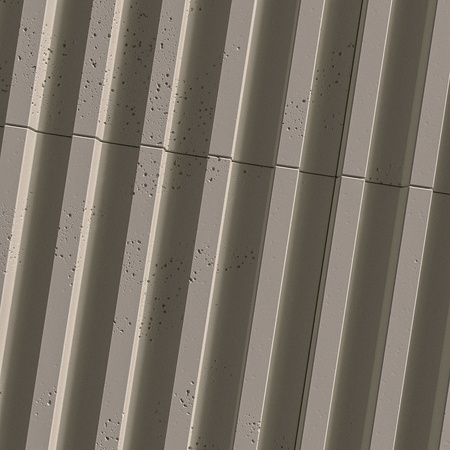 Płyta betonowa na ścianę 3D PB39 1350x490x30, kaszmirowy CL04, beton architektoniczny