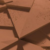 Płyta betonowa na ścianę 3D PB12 600x600x40, terakota CL01, beton architektoniczny