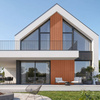 Płyta betonowa na ścianę 3D PB38 1350x480x30, terakota CL01, beton architektoniczny