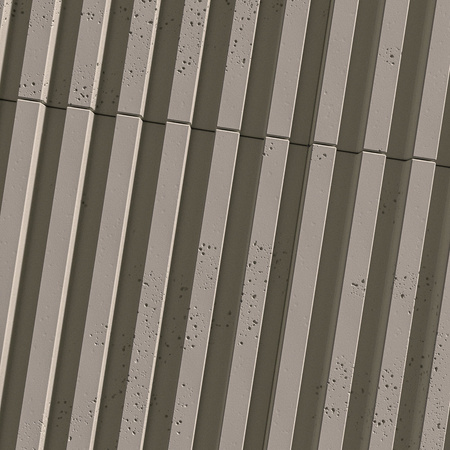 Płyta betonowa na ścianę 3D PB38 1350x480x30, kaszmirowy CL04, beton architektoniczny