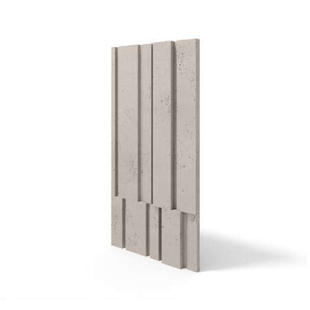 Płyta betonowa na ścianę 3D PB13 1200x600x40, kaszmirowy CL04, beton architektoniczny