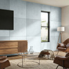 Płyta betonowa na ścianę 2D PA03 600x600x10, jasny błękit CL06, beton architektoniczny