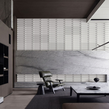 Płyta betonowa na ścianę 3D PB51 800x410x20, jasnoszary S50, beton architektoniczny