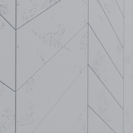 Płyta betonowa na ścianę 3D PB35 455x120x20, szary S96, beton architektoniczny