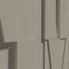 Płyta betonowa na ścianę 3D PB10 600x600x40, szarobeżowy CL05, beton architektoniczny