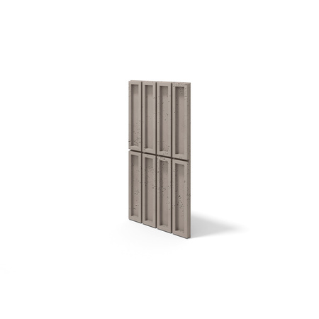 Płyta betonowa na ścianę 3D PB51 800x410x20, szarobeżowy CL05, beton architektoniczny
