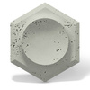 Płyta betonowa na ścianę 3D PB01D 260x300x37, zgaszona zieleń CL09, beton architektoniczny