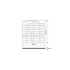 Płyta betonowa na ścianę 3D PB71D 600x600x22, zgaszona zieleń CL09; wzór D, beton architektoniczny