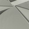 Płyta betonowa na ścianę 3D PB26B 600x600x45, pistacjowy CL08; wzór B, beton architektoniczny