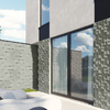 Płyta betonowa na ścianę 3D PB15 600x600x40, pistacjowy CL08, beton architektoniczny