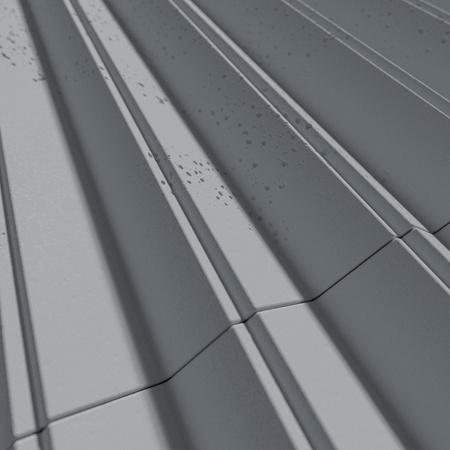 Płyta betonowa na ścianę 3D PB65 1350x480x32, antracytowy B08, beton architektoniczny