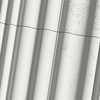 Płyta betonowa na ścianę 3D PB58 1350x560x34, zgaszona biel B0, beton architektoniczny