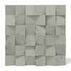 Płyta betonowa na ścianę 3D PB16 600x600x40, zgaszona zieleń CL09, beton architektoniczny