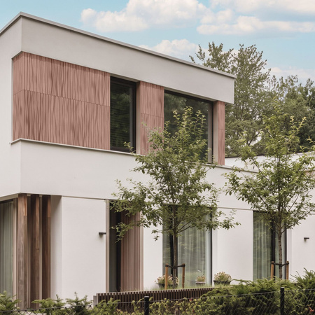 Płyta betonowa na ścianę 3D PB03 1000x500x32, brudny róż CL07, beton architektoniczny