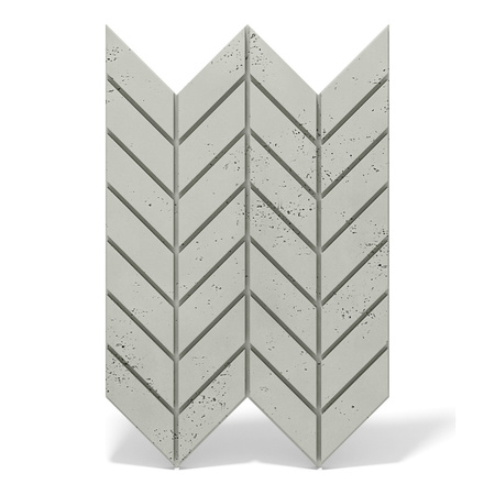Płyta betonowa na ścianę 3D PB46 939x600x25, pistacjowy CL08, beton architektoniczny
