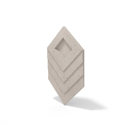Płyta betonowa na ścianę 3D PB21 1050x600x45, kaszmirowy CL04, beton architektoniczny