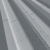 Płyta betonowa na ścianę 3D PB40 1350x510x30, szary S96, beton architektoniczny