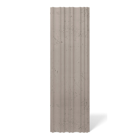 Płyta betonowa na ścianę 3D PB56 1350x430x35, szarobeżowy CL05, beton architektoniczny