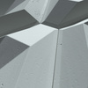 Płyta betonowa na ścianę 3D PB02 448x200x40, jasny błękit CL06, beton architektoniczny