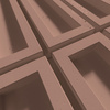 Płyta betonowa na ścianę 3D PB51 800x410x20, brudny róż CL07, beton architektoniczny