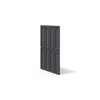 Płyta betonowa na ścianę 3D PB51 800x410x20, czarny B15, beton architektoniczny