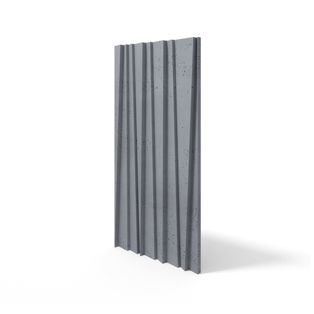 Płyta betonowa na ścianę 3D PB04 1200x600x45, antracytowy B08, beton architektoniczny
