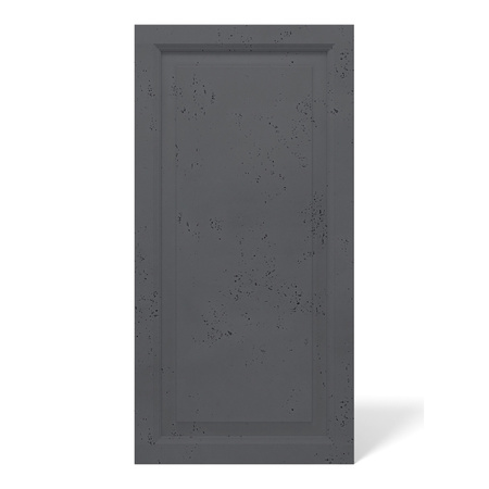 Płyta betonowa na ścianę 3D PB33A 1200x600x30, czarny B15; wzór A, beton architektoniczny
