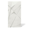 Płyta betonowa na ścianę 3D PB05A 1200x600x48, zgaszona biel B0, wzór A, beton architektoniczny