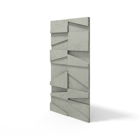 Płyta betonowa na ścianę 3D PB09 1200x600x45, zgaszona zieleń CL09, beton architektoniczny