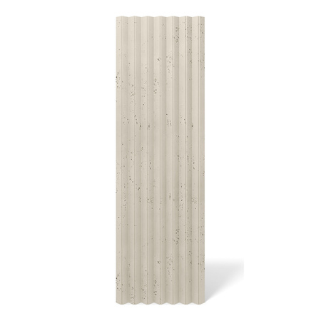 Płyta betonowa na ścianę 3D PB65 1350x480x32, kość słoniowa KS, beton architektoniczny