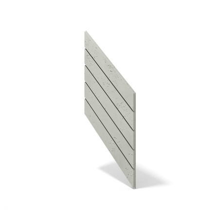 Płyta betonowa na ścianę 3D PB43 1210x500x25, pistacjowy CL08, beton architektoniczny