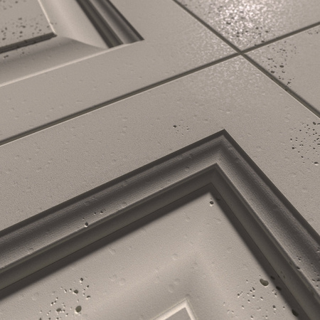 Płyta betonowa na ścianę 3D PB33A 1200x600x30, kaszmirowy CL04; wzór A, beton architektoniczny