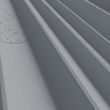 Płyta betonowa na ścianę 3D PB56 1350x430x35, antracytowy B08, beton architektoniczny
