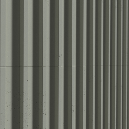 Płyta betonowa na ścianę 3D PB40 1350x510x30, zgaszona zieleń CL09, beton architektoniczny