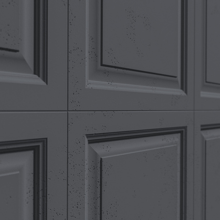 Płyta betonowa na ścianę 3D PB33A 1200x600x30, czarny B15; wzór A, beton architektoniczny