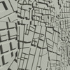 Płyta betonowa na ścianę 3D PB71F 600x600x22, pistacjowy CL08; wzór F, beton architektoniczny