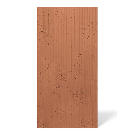 Płyta betonowa na ścianę 3D PB23 1200x600x25, terakota CL01, beton architektoniczny
