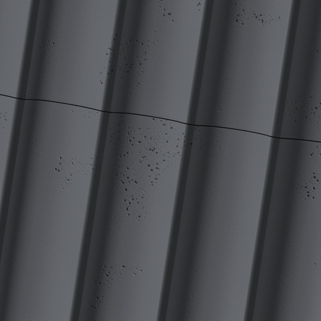 Płyta betonowa na ścianę 3D PB61 1350x500x37, czarny B15, beton architektoniczny