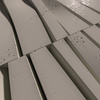 Płyta betonowa na ścianę 3D PB03 1000x500x32, kaszmirowy CL04, beton architektoniczny