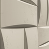 Płyta betonowa na ścianę 3D PB20 600x600x40, kość słoniowa KS, beton architektoniczny