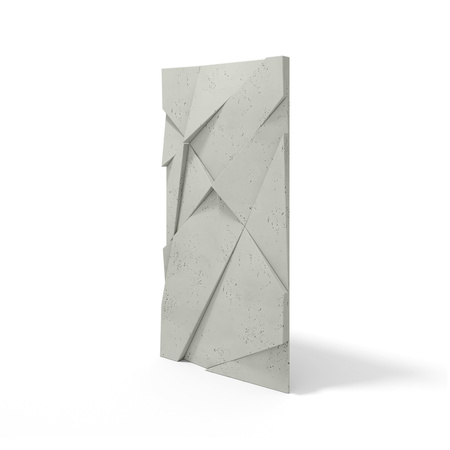 Płyta betonowa na ścianę 3D PB05A 1200x600x48, pistacjowy CL08, wzór A, beton architektoniczny