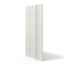 Płyta betonowa na ścianę 3D PB58 1350x560x34, zgaszona biel B0, beton architektoniczny